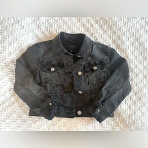 Joe’s Jeans Girls black denim jacket, size S (7)